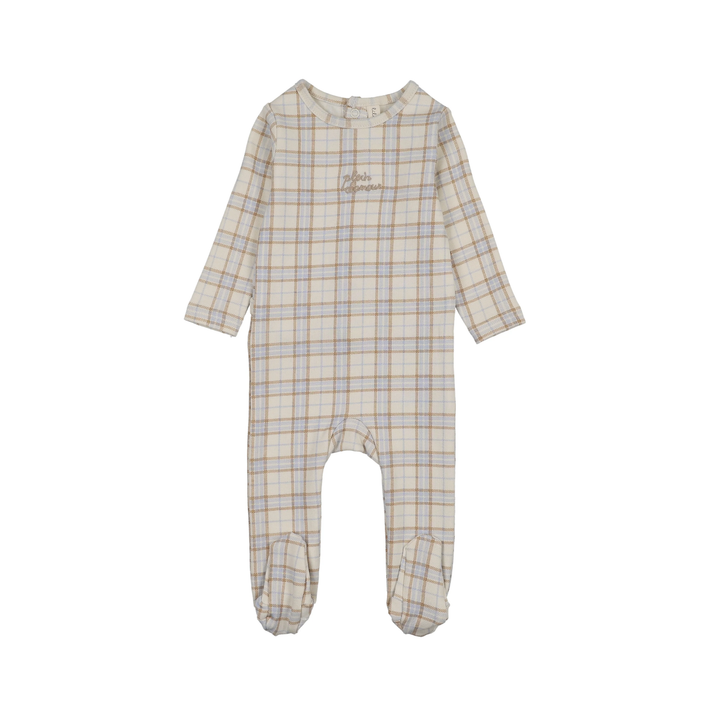 Lilette Tartan Print Footie - LTF26FS203F