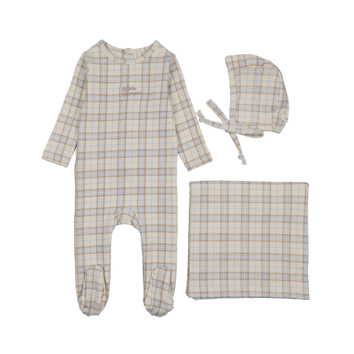Lilette Tartan Print Layette Set - LTF26FS203LS