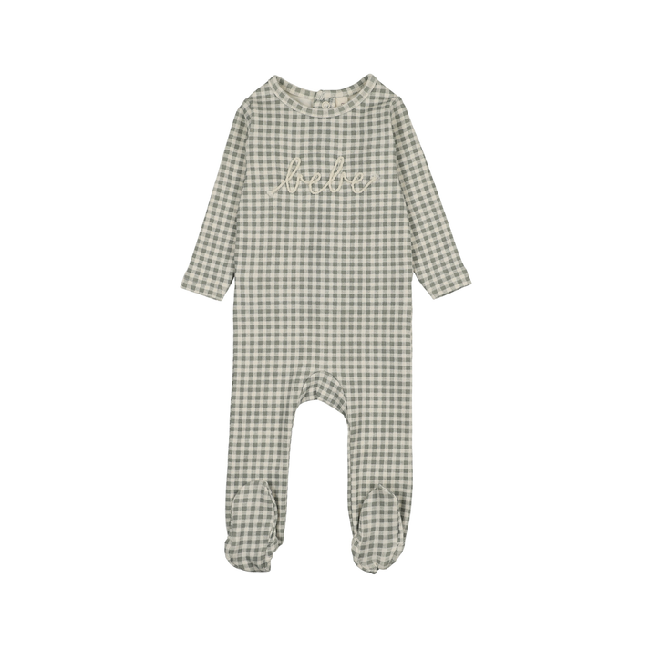 Lilette Gingham Bebe Footie - LTF26LS104F