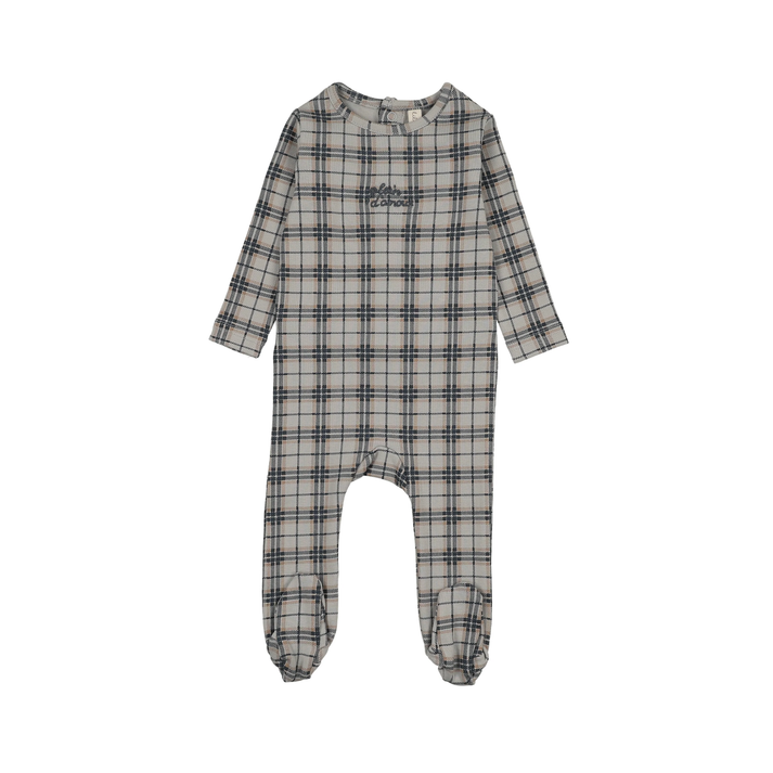 Lilette Tartan Print Footie - LTF26FS203F