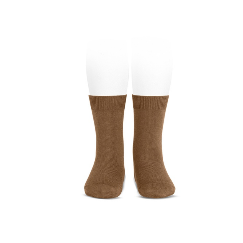 Condor Flat Cotton Crew Socks 807 Toffee - 2019/4