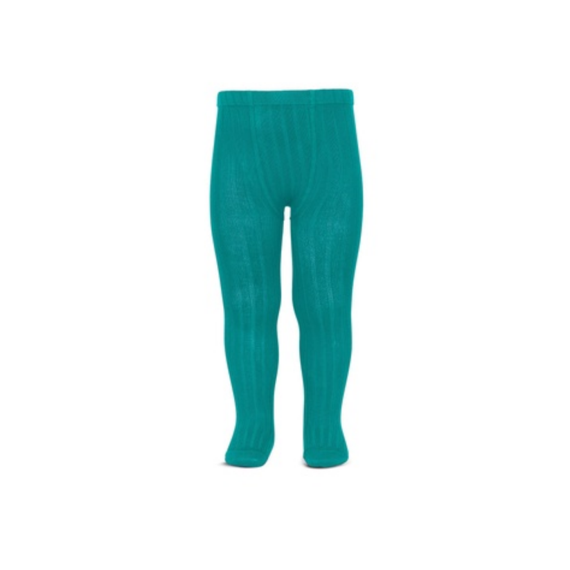 Condor Ribbed Cotton Tights 463 Capri - 32016/1