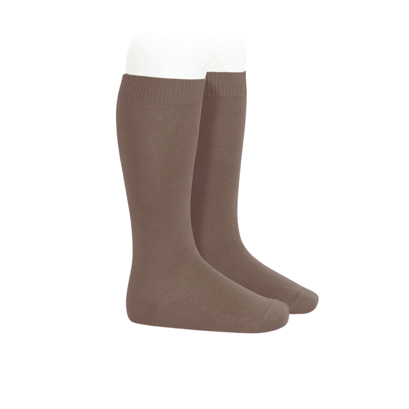Condor Flat Cotton Knee Socks 314 Rust - 2019/2