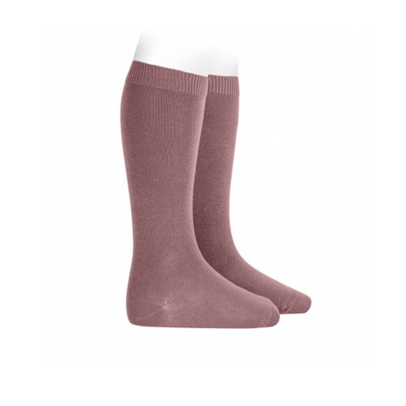 Condor Flat Cotton Knee Socks 174 Iris - 2019/2