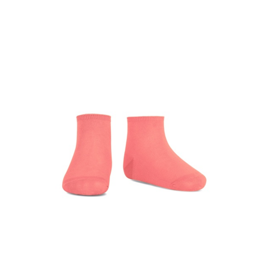 Condor Stretch Cotton Anklets 530 Coral - 2138/4
