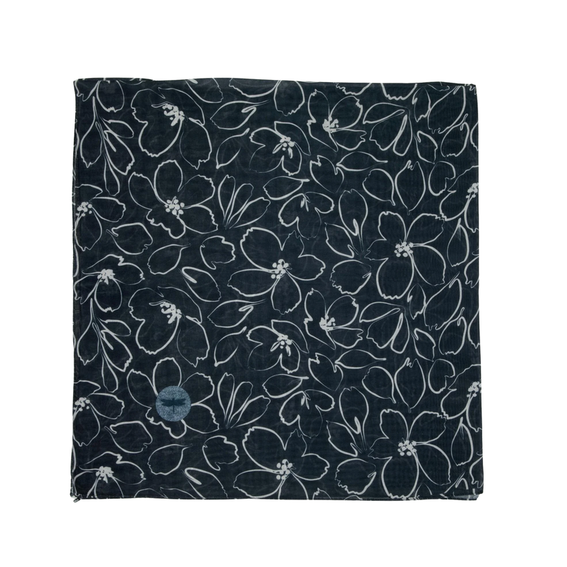 Tal Daisy Blackout Sketch Headscarf - Tal-50-AYR