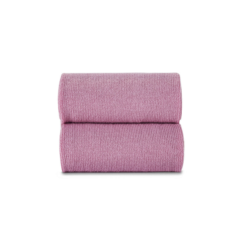Condor Flat Cotton Crew Socks 670 Tamarisk Pink - 2019/4