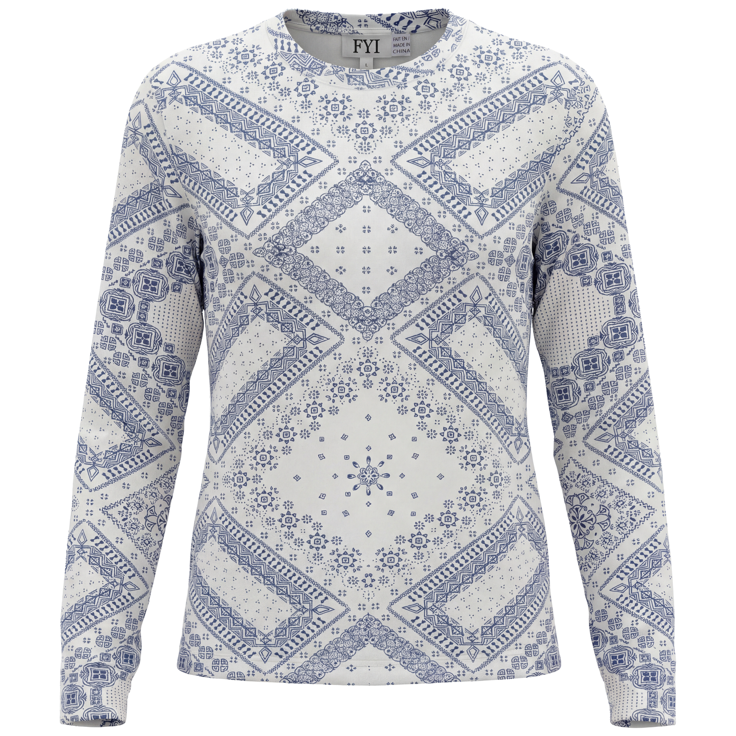 FYI Top With Mosaic Tile Print - SB6CP7331A