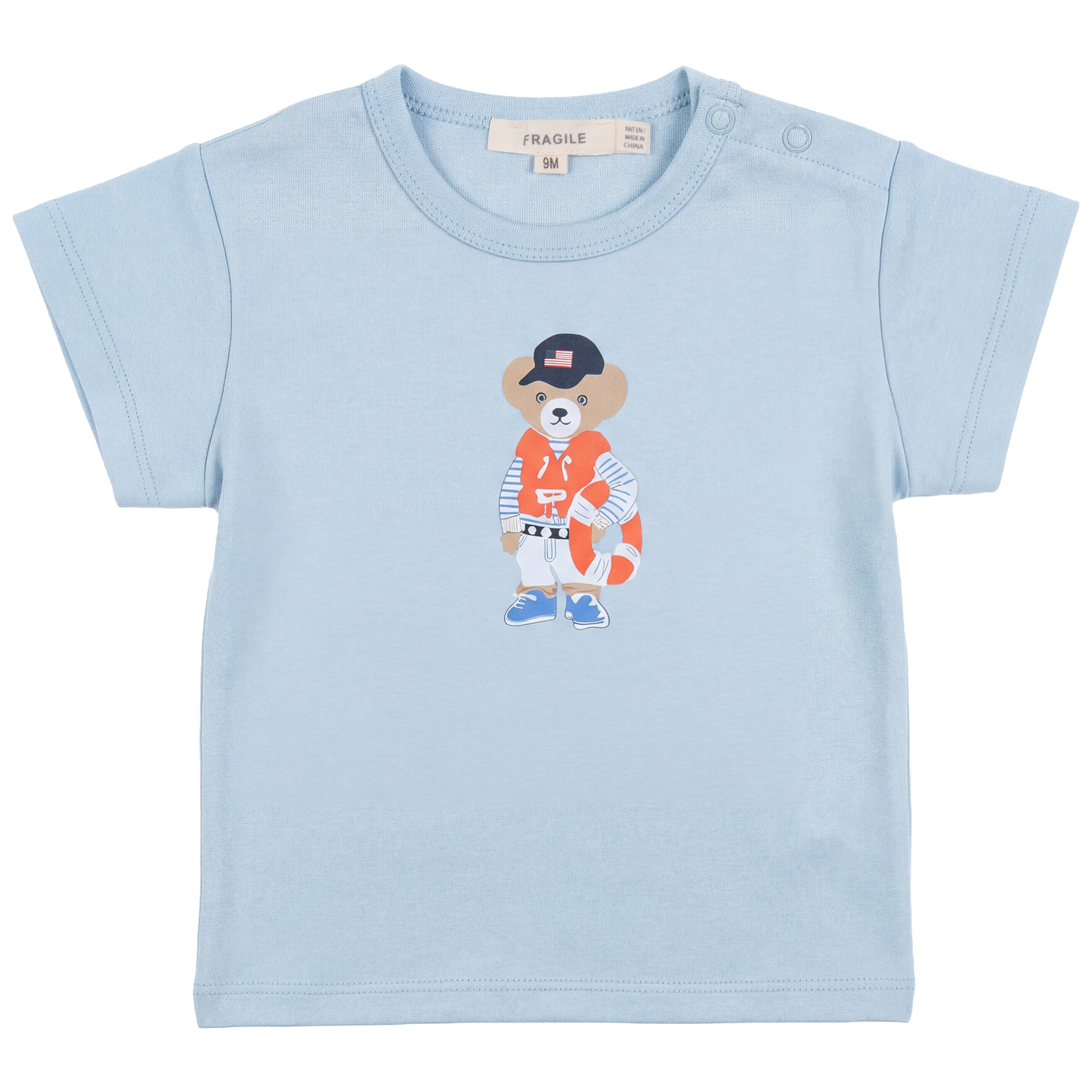 Fragile Tee With Print - SB6CP7348TB