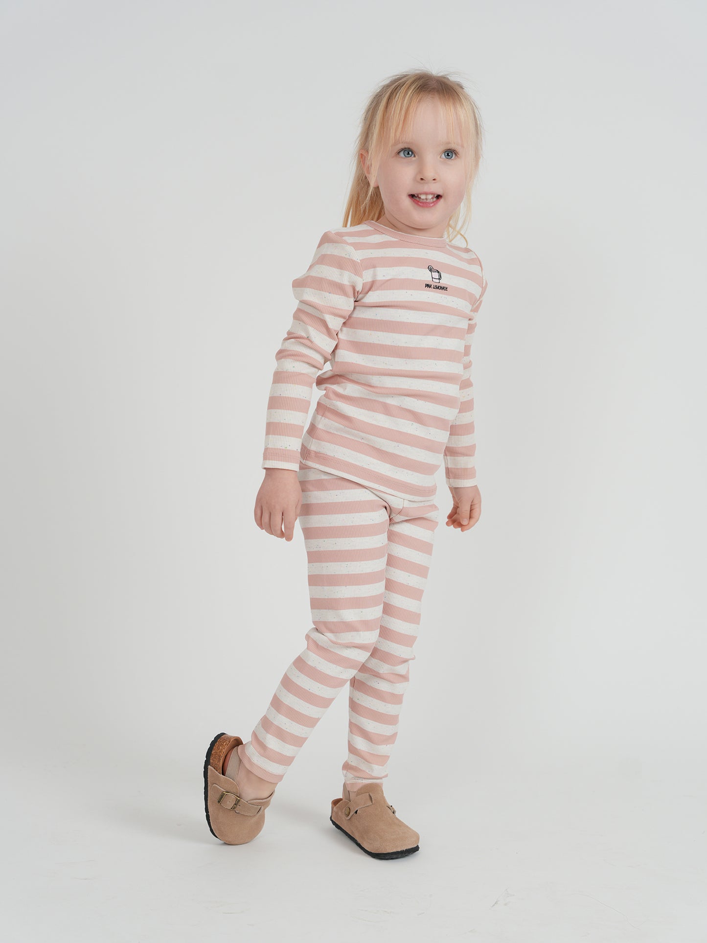 Whipped Cocoa 2x2 Rib Striped 2 Pc - SB6CY2977EG