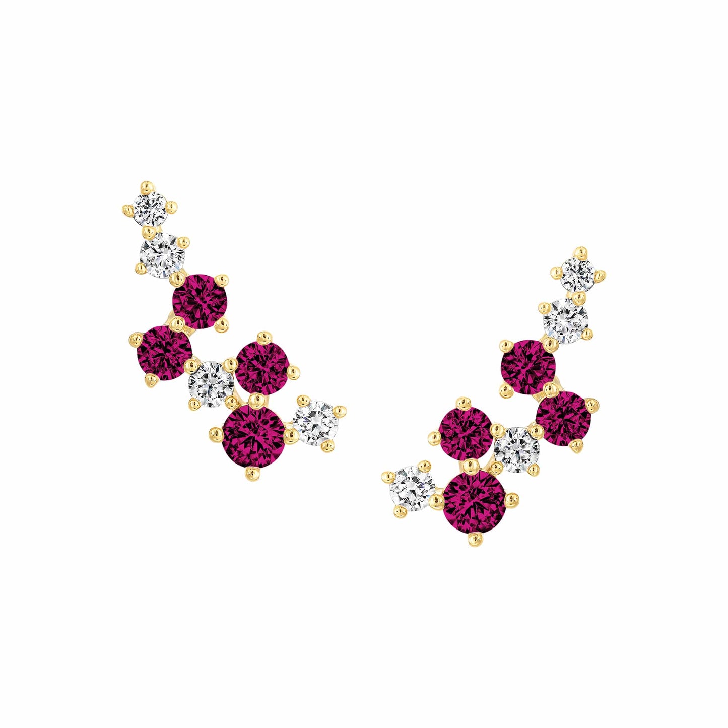Cameo Fine Diamond Crawler Stud Earring - SE2170