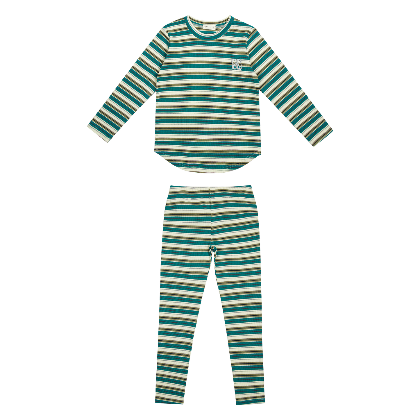 Crew Lounge Rib Stripe Set - SG3014