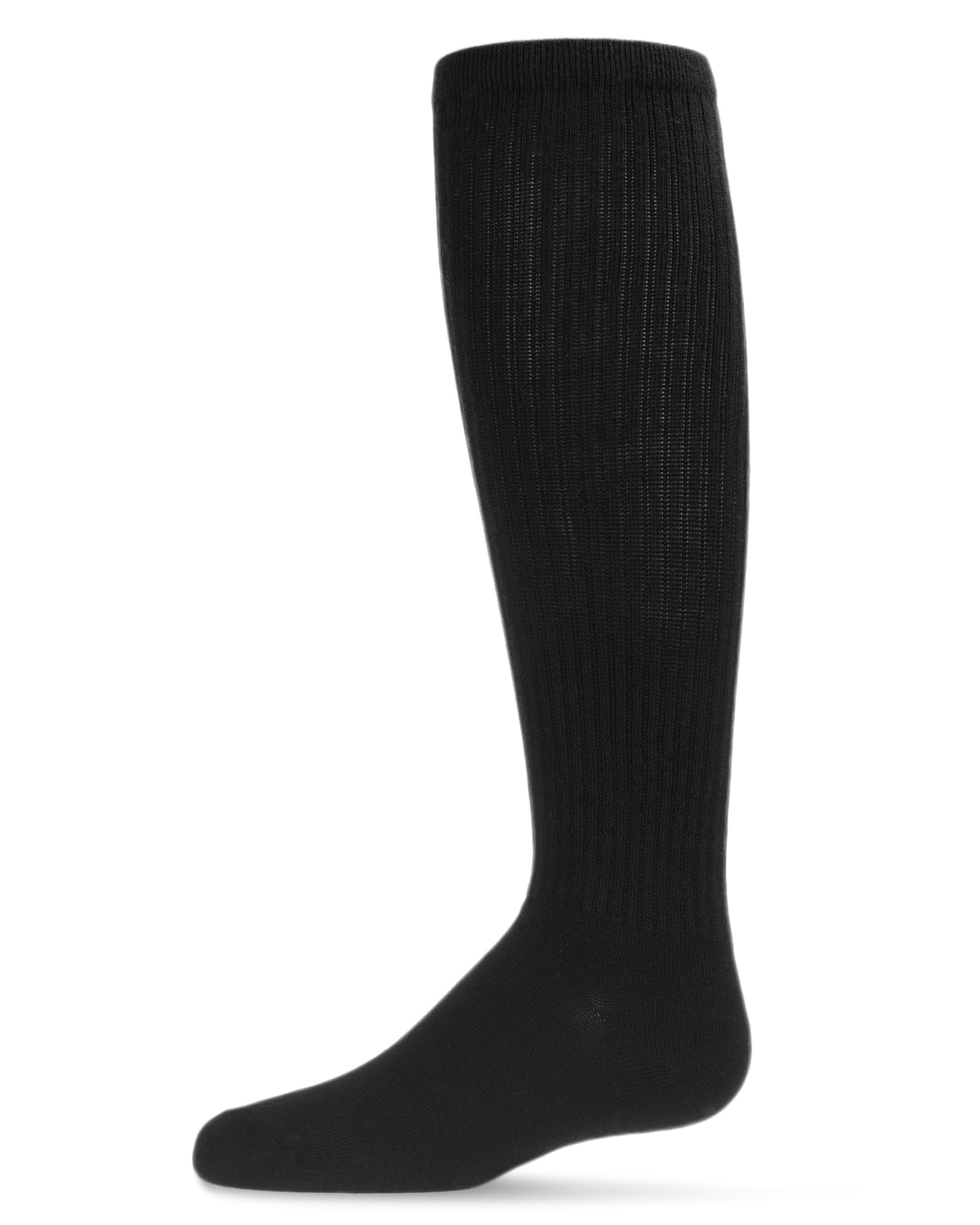 Athletic Ribbed Cotton Blend Knee High Sock