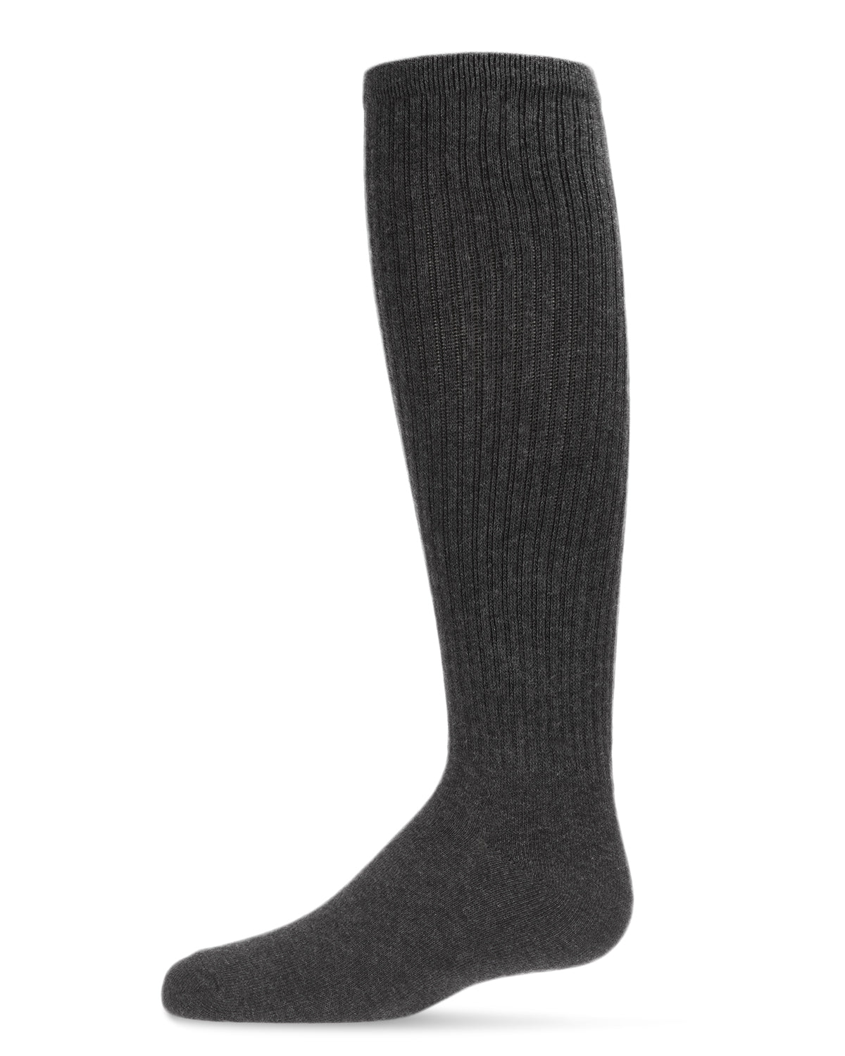 Athletic Ribbed Cotton Blend Knee High Sock