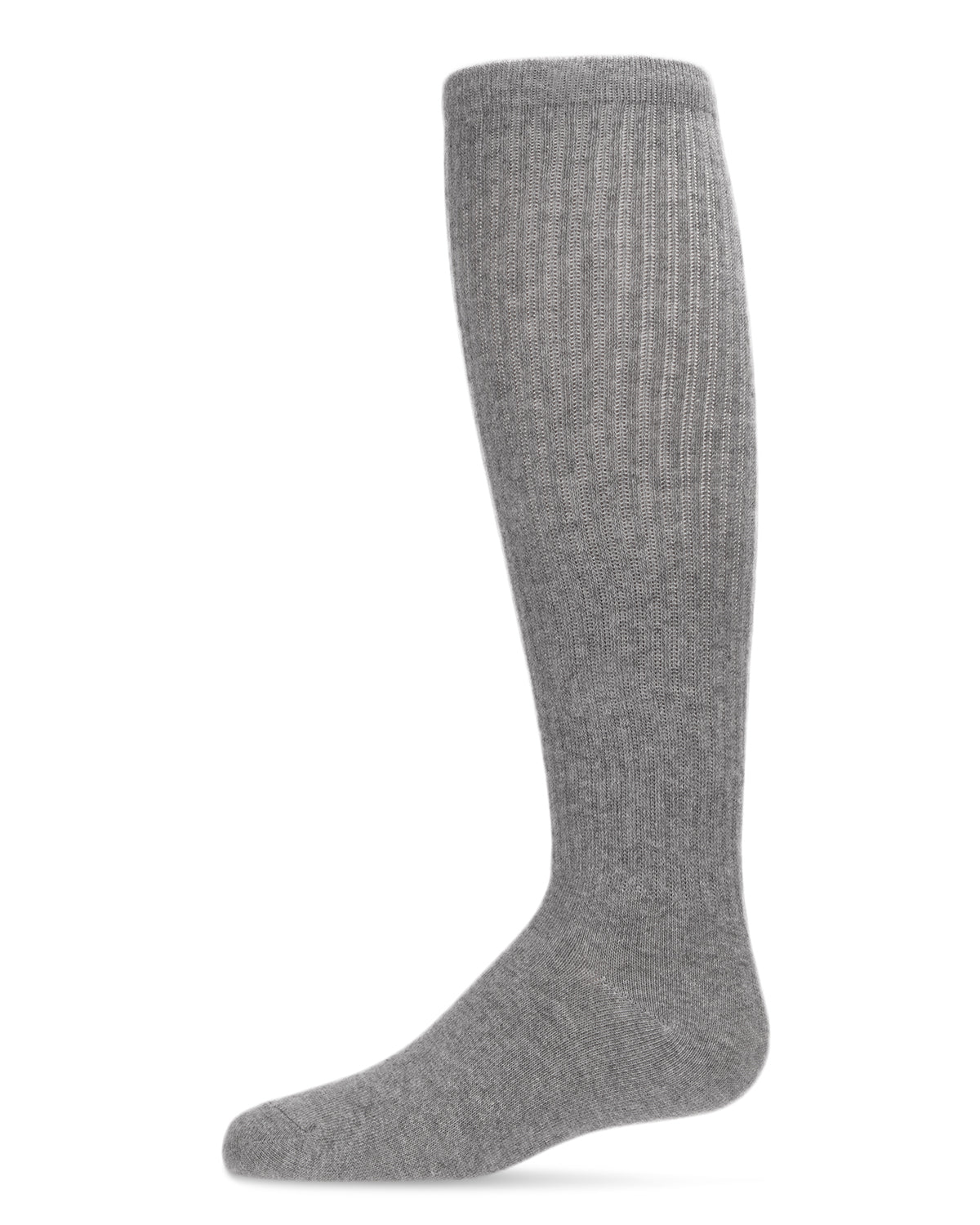 Athletic Ribbed Cotton Blend Knee High Sock