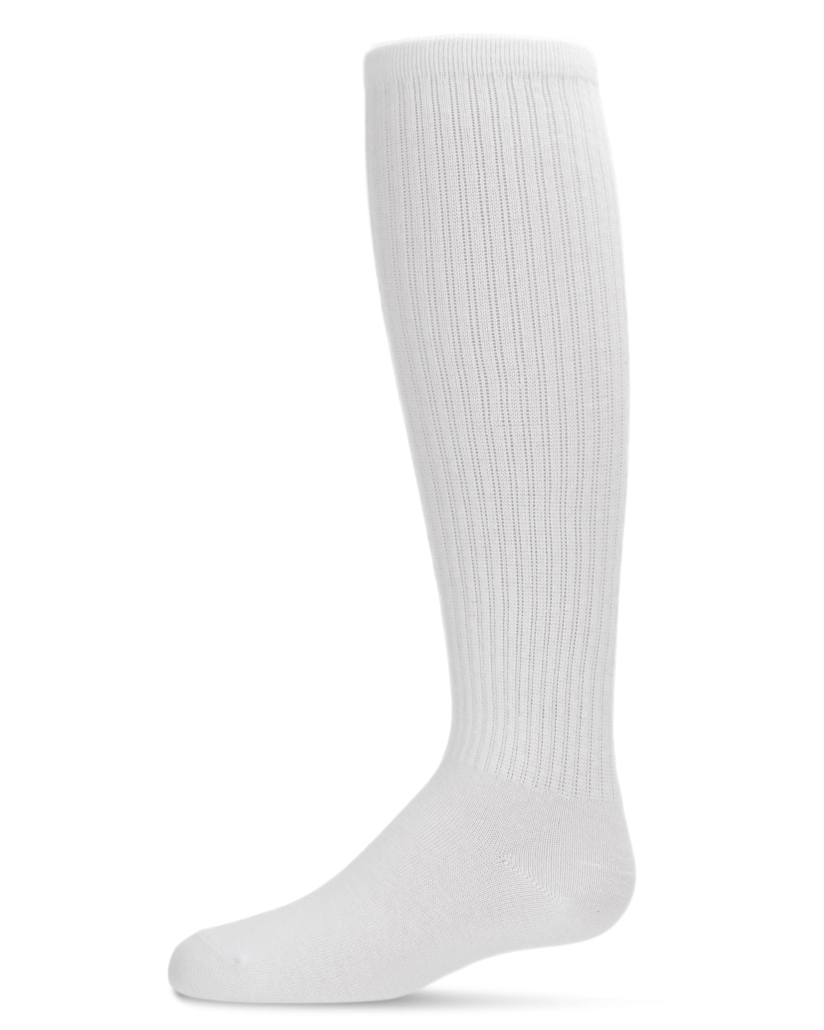 Athletic Ribbed Cotton Blend Knee High Sock