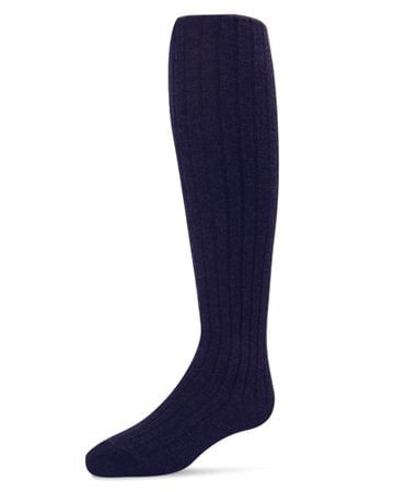 Spot-On Girls Over The Knee Ribbed Cotton Blend Uniform Sock - Sp-10760