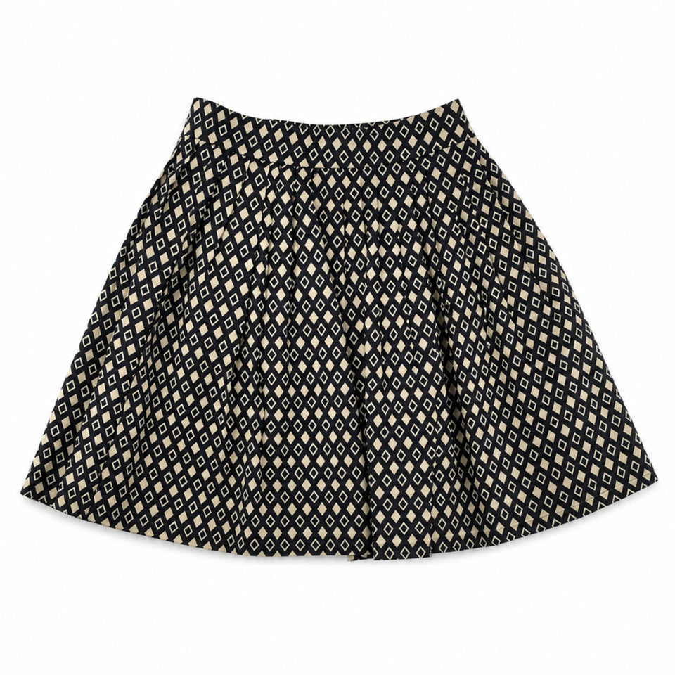 Bonjoy Diamond Print Skirt - SW26003SK