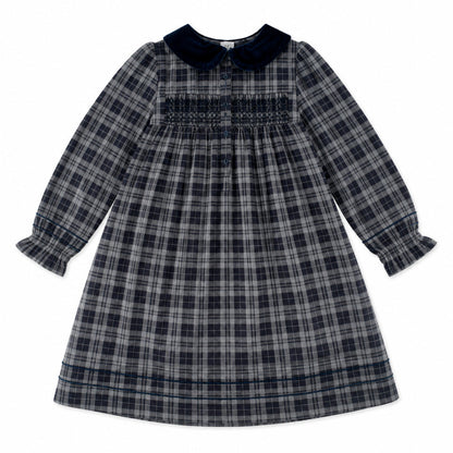 Bonjoy Velvet Plaid Dress - SW26006D