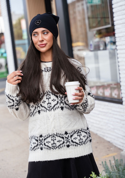 Tal The Gunmetal Heart Beanie - Tal-37-AYR