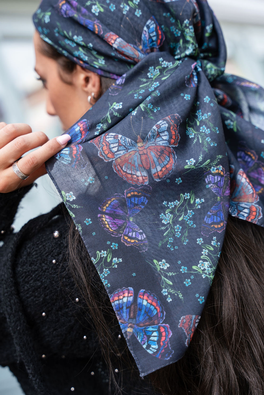 Tal Monarch Butterfly Headscarf - Tal-43-AYR
