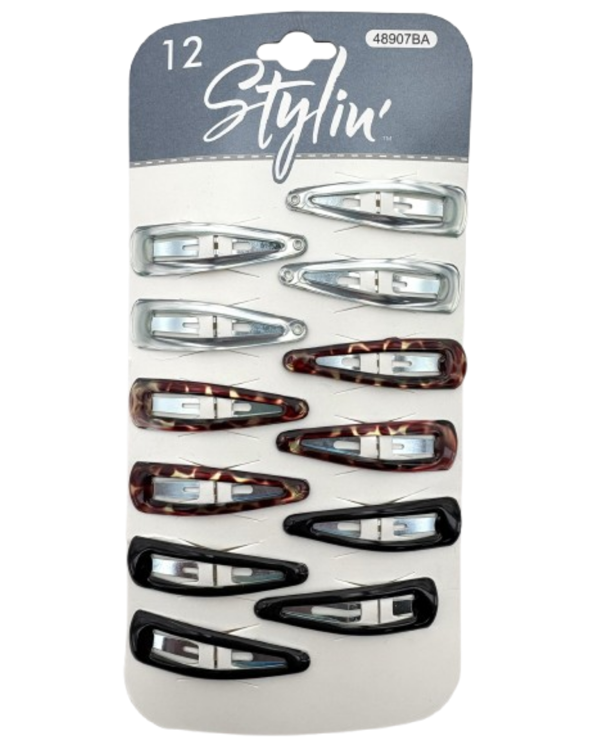 Goody Stylin 12Ct Multi Color Clips - Multi color clips