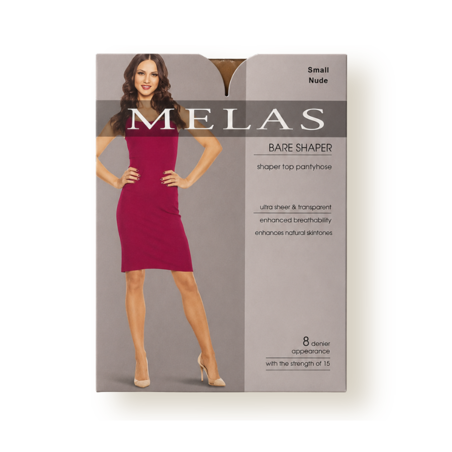Memoi Bare Shaper Top Pantyhose 8 Den Strength of 15 - AS-615
