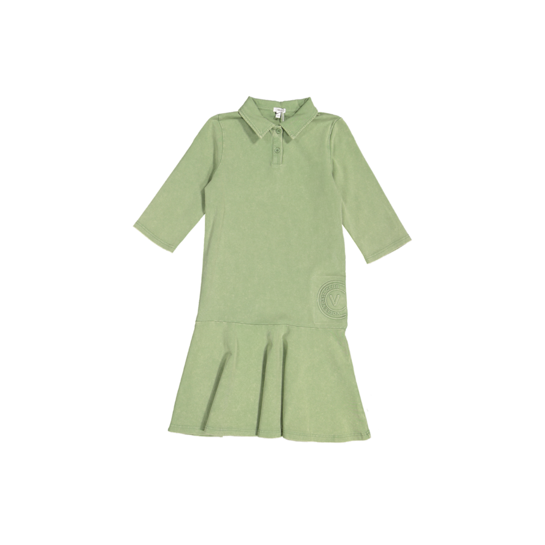 Bonjoy Embossed Volleyball 3/4 Sleeve Dress - BTSS26017D