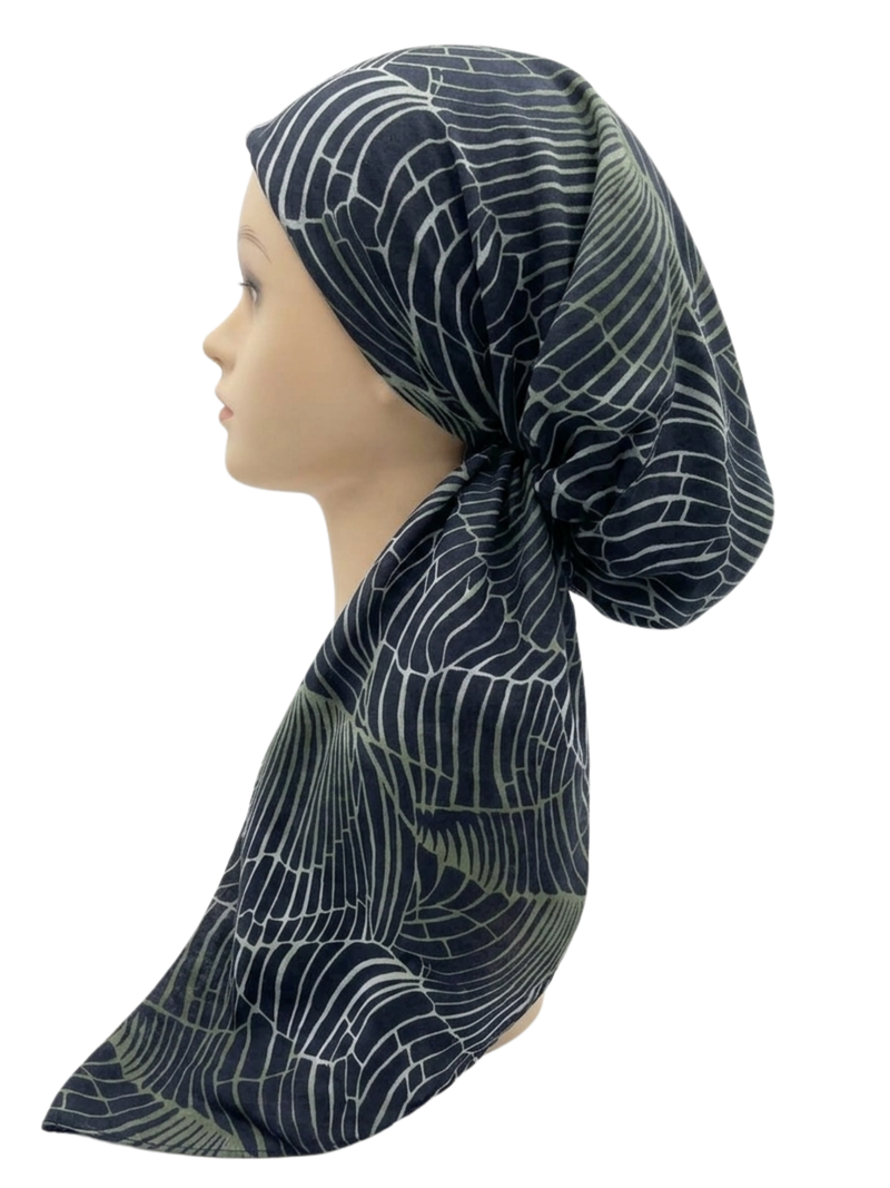 Revaz Colored Lines Pretied Headscarf - HS751