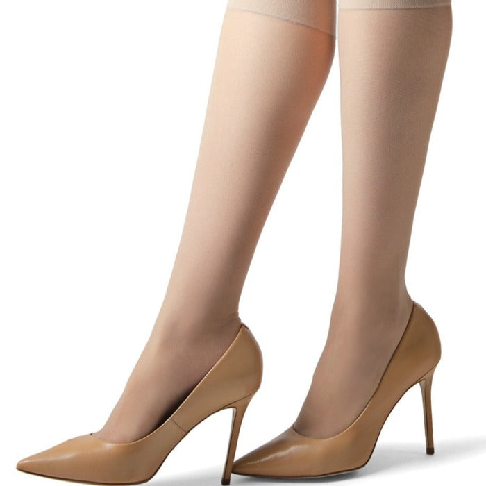 Levante Viva Women's Satin Sheer Knee Highs 2-Pack