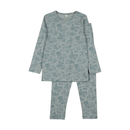 Bonjoy Farmhouse (Toile) Pajama - WP260040P