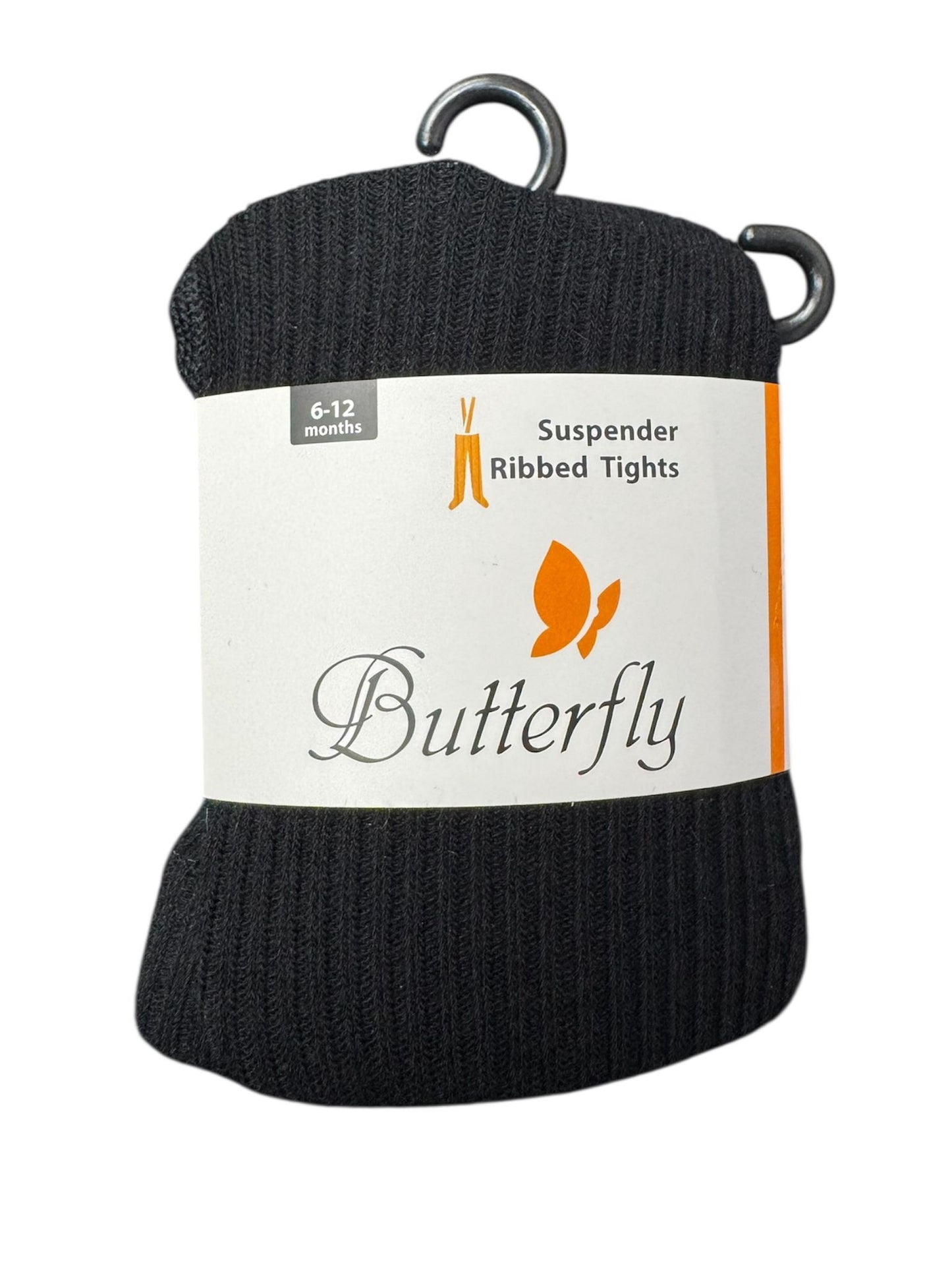 Butterfly Rib Cotton Infant Suspender Tights Footless - 1175fs