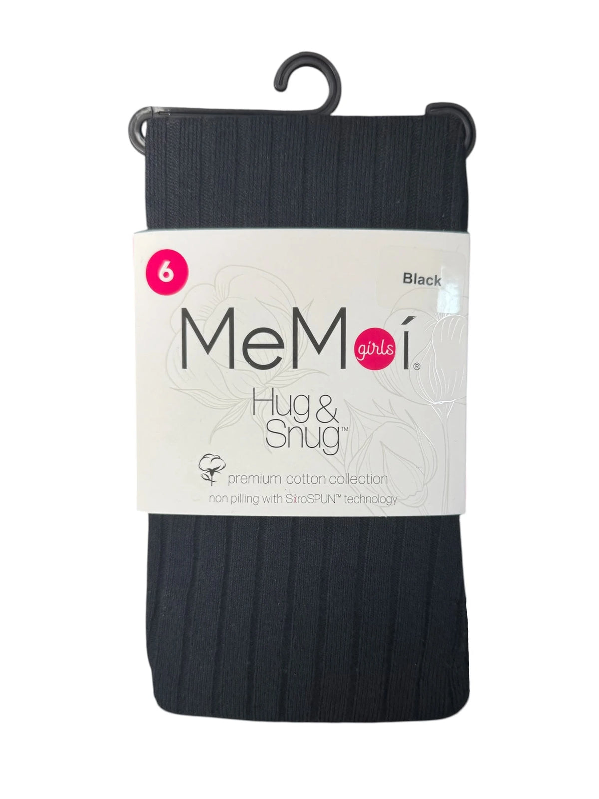 Memoi Hug & Snug Cotton Ribbed Tights - MK-342