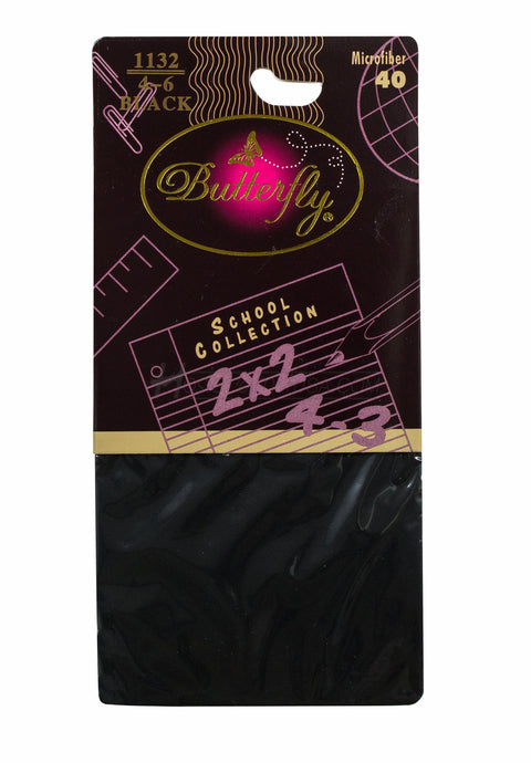 Butterfly Microfiber Opaque 40 Den Black - 1132