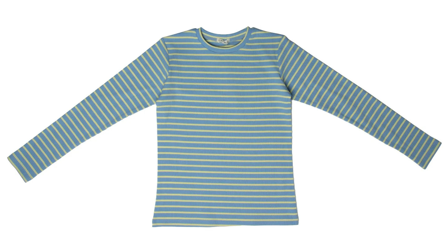 Crew Rib Stripe Tee - AL2999