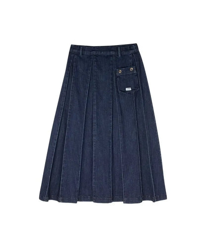 Crew Essentials Sofi Pleated Maxi Skirt - AL3275