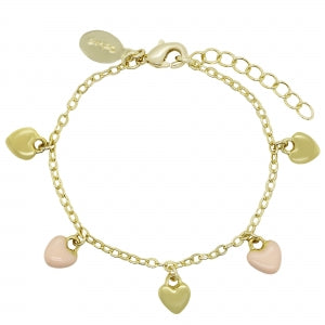 Delino Gold Plated Brass - Heart - B15966-B-GD