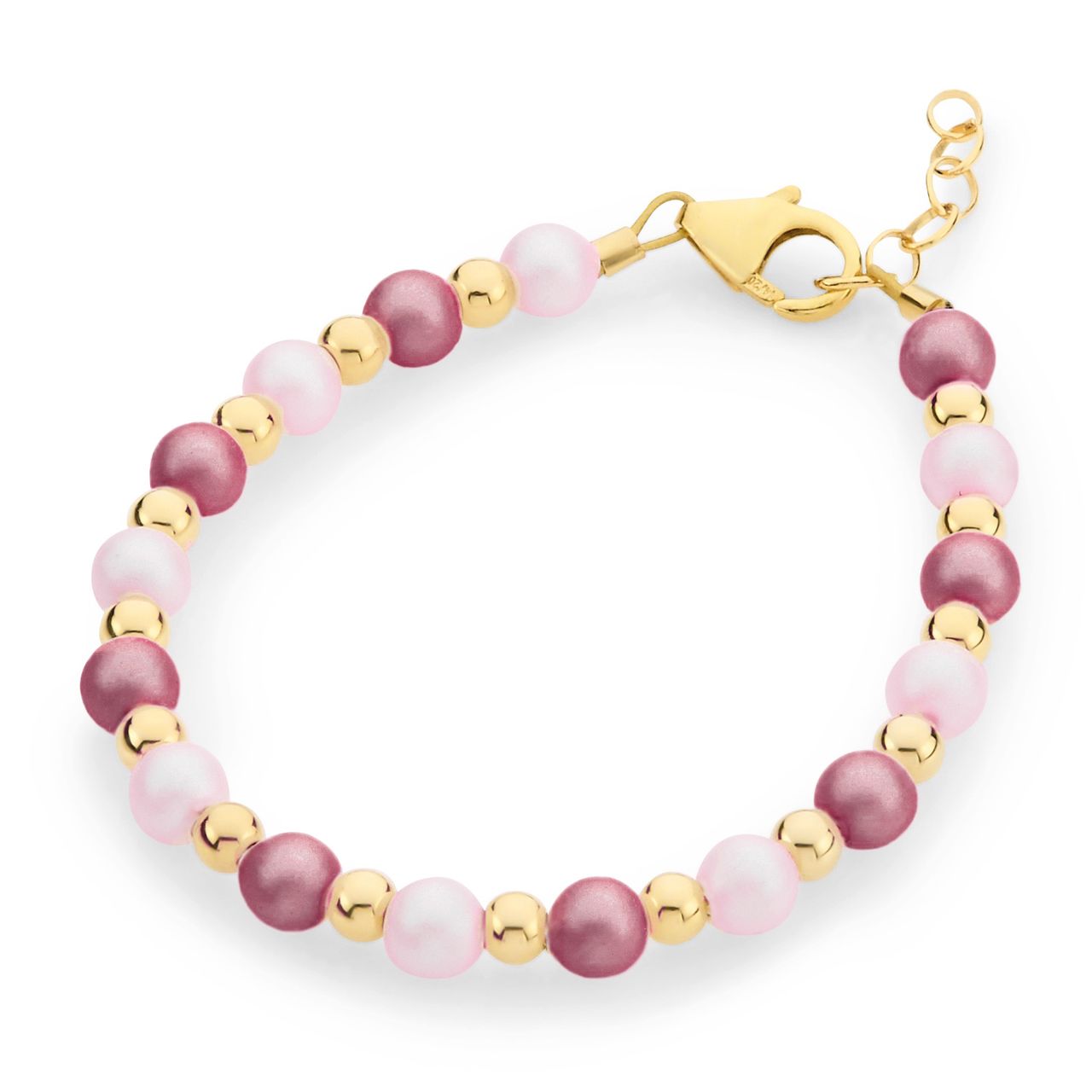 Crystal Dream Baby Alternating Pearls Bracelet - B2141
