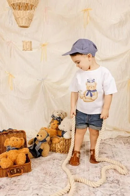 Bellabini Boys Sailor Bear Tee - Bell-01-SS26