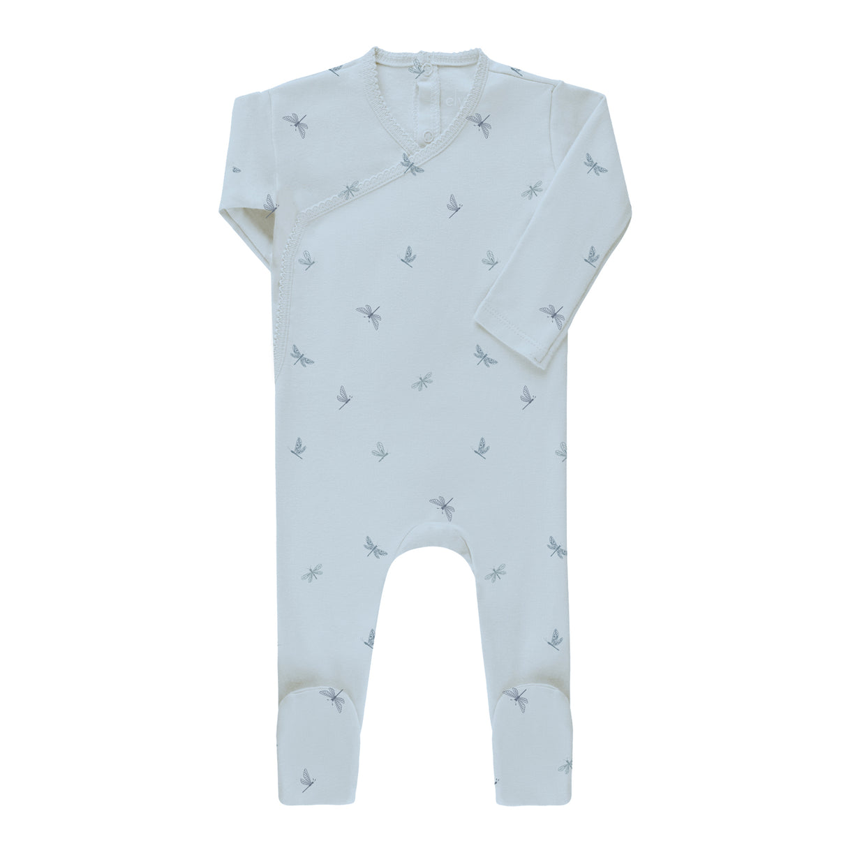 Aurora Jersey Cotton Butterfly/Dragonfly Collection Footie - ASS26-0050-F