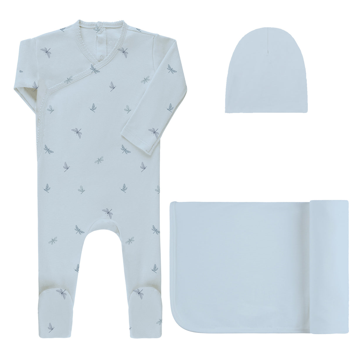 Aurora Jersey Cotton Butterfly/Dragonfly Collection Take Me Home Set - ASS26-0050-GBG