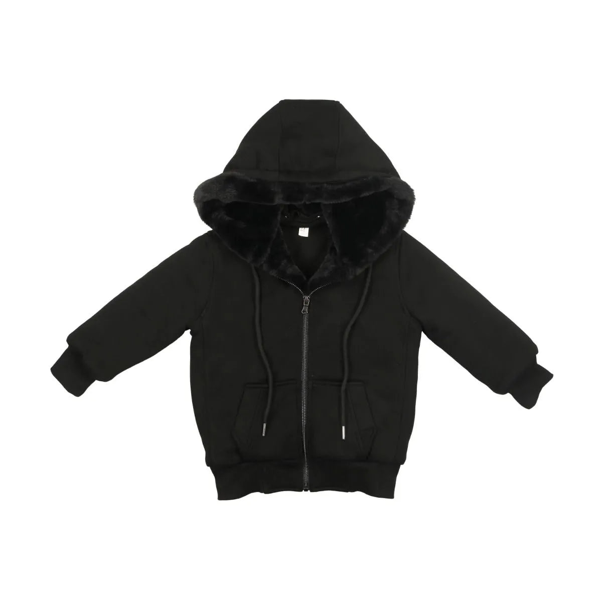 Ducc Black Fur Sweatshirt - V163