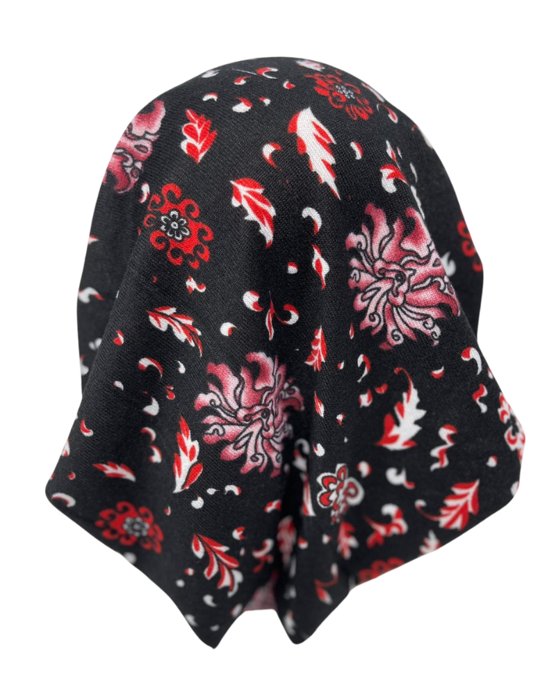 Cherie Accessories Adjustable Pre-Tied Plaid Knit Fabric Headscarves - HA-PLAID KNIT