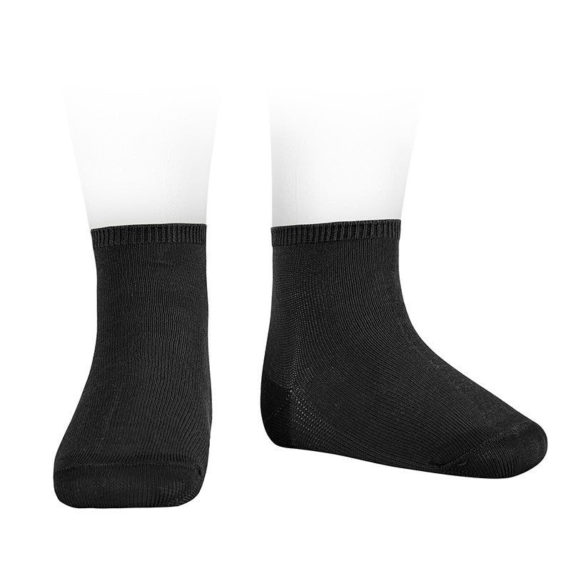 Condor Stretch Cotton Anklets 900 Black - 2138/4