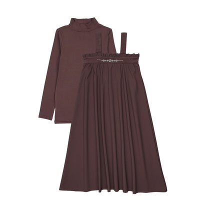Lil Legs Embroidered Maxi Mockneck Set - AF26D215