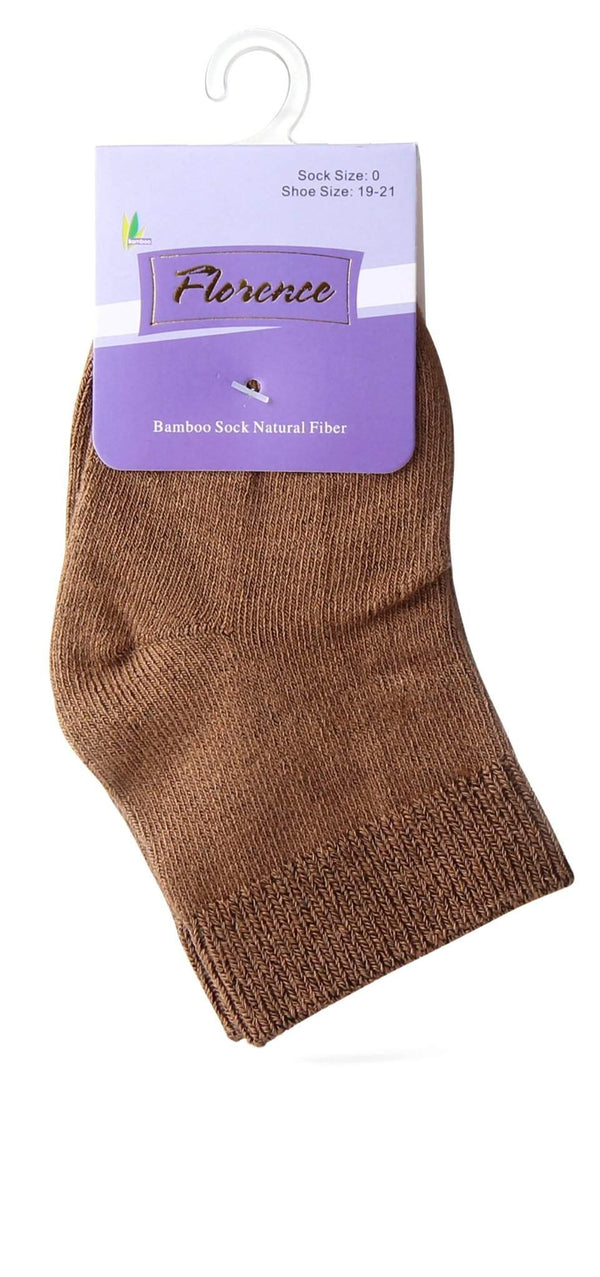 Florence Bamboo Quarter Crew Sock Cinnamon - 179