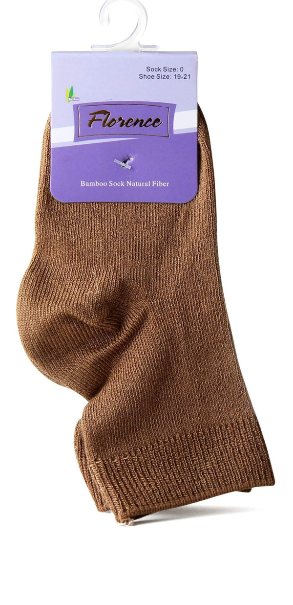 Florence Bamboo Quarter Crew Sock Luggage - 179