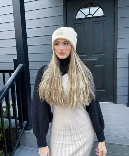 Tal The Sherpa Logo Beanie - Monochrome Edit - Tal-114-AYR