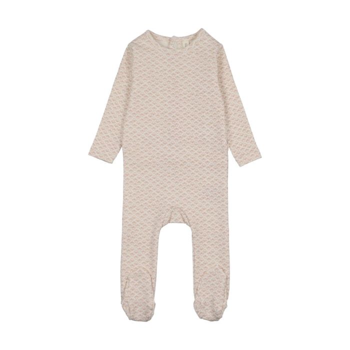 Lilette Mini Flora Print Footie - LTF26LS107F