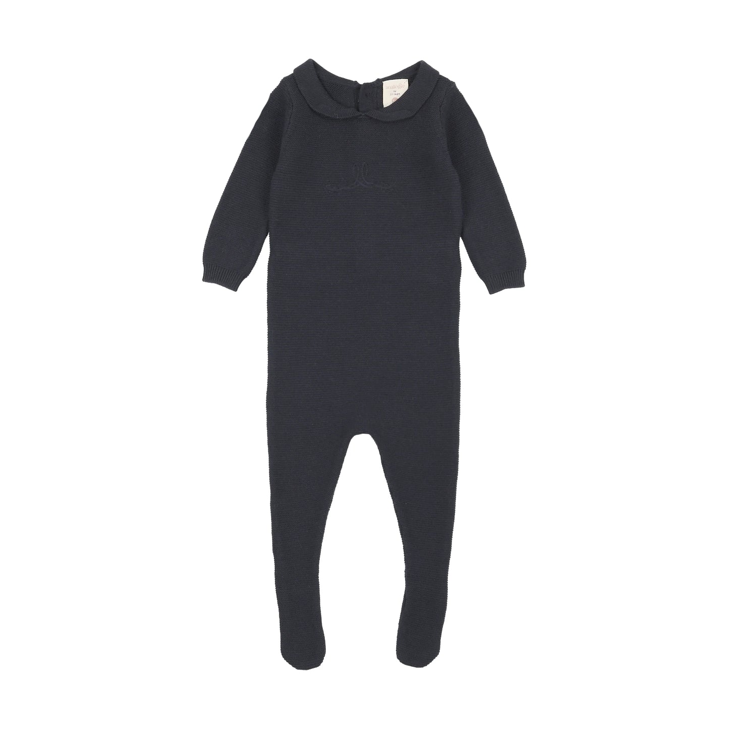 Analogie Knit Embroidered Footie - AF26S315A